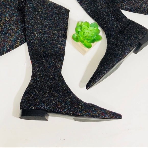 Zara over the knee fashion boots - Picture 2 of 4